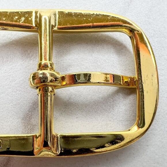 Vintage Gold Tone Simple Basic Belt Buckle for up to 1 Inch Belt - Picture 10 of 11